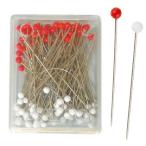 耐熱ガラス パッチワーク用待ち針 80本入 まち針