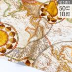  импорт ткань ткань ROBERTKAUFMAN Robert кафф man USA принт беж античный map ширина примерно 110cm самый низкий единица измерения 50cm~10cm единица измерения. порез .