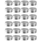 aluminium жестяная банка крем кейс aluminium жестяная банка крем контейнер небольшое количество . небольшое количество . контейнер серебряный 24 шт. комплект (20ml)