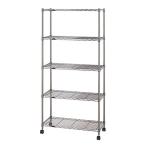 ruminas черный никель серии paul (pole) диаметр 19mm открытый стеллаж 5 уровень ширина 74.5× глубина 34.5× высота 155cm BN1575-5