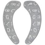 o Kato (Okato) adsorption toilet seat seat alphabet gray ( one side ) approximately H40.0×W16.0×D1.5cm Saltoru?