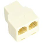  Elecom modular кабель адаптер 2 ответвление удлинение AD-MJFBE