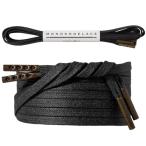 [MONDSHOELACE]. скидка обувь шнур premium flat шнур 3.5mm | примерно . трудно металл cell немного маленький . кожа обувь направление (80cm, черный )