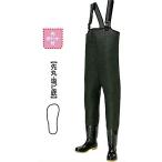 阪神素地 胴付長靴 CF-483 PVC耐油底 先芯入 26cm ブラック / ネオプレーン ウェーダー / 釣具