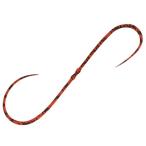 ジャッカル ビンビン玉カスタムネクタイ ファインフィネス F-0187 シマシマレッド｜鯛ラバ タイラバ メール便可