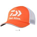  Daiwa FeelAlive. soft половина сетчатая кепка DC-6225 orange свободный размер / шляпа одежда daiwa рыболовная снасть (SP)