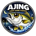  рыбалка стикер ajing .M размер примерно 6.5cm TS-165l. рыба серии l водонепроницаемый ламинирование обработка l сделано в Японии l почтовая доставка возможно (SP)