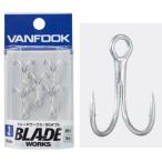ヴァンフック ブレードワークス BGダブル BWD-S シルバー #1 / ルアーフック つり具 メール便可