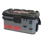 サンライン ワイドロータックルバッグ SFB-0642 グレー 50cm / sunline