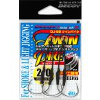 カツイチ デコイ ツインパイク DJ-88 シルバー #2/0 / アシストフック 釣具 メール便可
