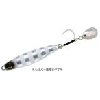 カンタン巻くだけキャスティングジグ ジャックアイ サワラスピン2 40g シルバー青夜光ゼブラ