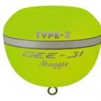 釣武者 デージマギー (DEE-jI Maggie) TYPE-3 イエロー / ウキ / 釣具 (置き配可 送料450円)