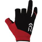 ダイワ◇防寒ライトグリップグローブ 3本カット DG−6221W(レッド)