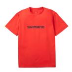 シマノ☆SH-021Z ドライロゴTシャツ （レッド）XL
