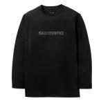 シマノ☆SH-022Z ドライロゴTシャツ ロングスリーブ （ブラック）L