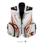 ダイワ☆DV-1025 スペシャル バリアテックショートベスト(ライトグレー）L