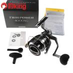 シマノ 24 ツインパワー 4000XG 夢屋 EVAパワーラウンドノブ付  /O071M 美品 シーバス マルスズキ 鱸 ルアーフィッシング 釣り