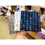 韓国雑貨　ハングル柄のガーゼハンカチ　約52cm