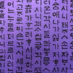 韓国 カラー 韓紙 ハングル 中文字古書 パープル