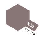  акрил Mini X-33 bronze глянец 10ml Tamiya цвет 