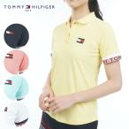 ショッピングカフス ゴルフ レディース/女性用 トミーヒルフィガー ワイドカフス ワンポイントポロシャツ THLA311