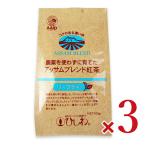 農薬を使わずに育てたアッサムブレンド紅茶 リーフティー 100g × 3個