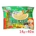 いなば ワンちゅーる 犬用 成犬 総合栄養食 ごはん 野菜・チーズバラエティ 14g×40本 ドッグフード 国産