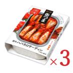 缶詰 缶つま おつまみ 缶詰め K&K 激辛ハバネロサーディン 105g ×3個