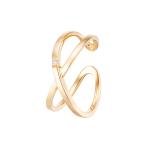 ショッピングイヤーカフ K10イエローゴールドダイヤモンドイヤーカフ（片側）