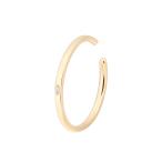 ショッピングイヤーカフ K10イエローゴールドダイヤモンドイヤーカフ（片側）