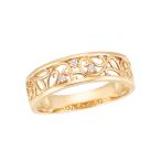 K10イエローゴールドダイヤモンドリング