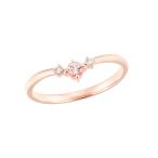 ショッピングピンクゴールド K10ピンクゴールドモルガナイトリング