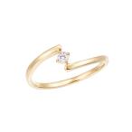 K10イエローゴールドダイヤモンドリング