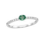 K10ホワイトゴールドエメラルドリン