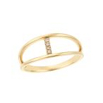 ショッピングジュエリー K10イエローゴールドダイヤモンドリング