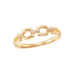 K18イエローゴールドダイヤモンドリング