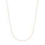 ショッピングピンクゴールド K10ピンクゴールドネックレス（40cm）