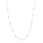 ショッピングアクセサリー K10イエローゴールド淡水パールネックレス