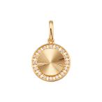 K18イエローゴールドダイヤモンドペンダント