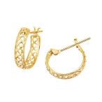 K10イエローゴールドピアス