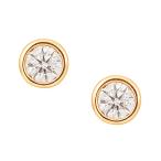 K18イエローゴールドダイヤモンドピアス