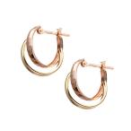 K10イエローゴールド/K10ピンクゴールドピアス