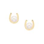 Yahoo! Yahoo!ショッピング(ヤフー ショッピング)K10イエローゴールド淡水パールピアス（4ｍｍ）