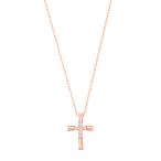 ショッピングピンクゴールド K10ピンクゴールドダイヤモンドネックレス