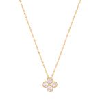 ショッピングダイヤモンド K18イエローゴールドダイヤモンドネックレス