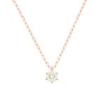 ショッピングピンクゴールド K10ピンクゴールドダイヤモンドネックレス