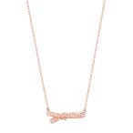 ショッピングピンクゴールド K18ピンクゴールドダイヤモンドネックレス