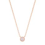 ショッピングピンクゴールド K18ピンクゴールドダイヤモンドネックレス