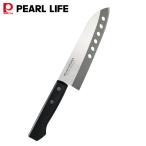 パール金属  包丁 ナイフ 三徳包丁 穴明 165mm ステンレス製 DELISH KITCHEN F-2325