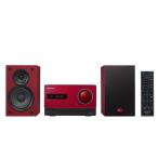 パイオニア CDミニコンポーネントシステム iPod/iPhone/iPad対応 Bluetooth機能搭載 レッド X-CM32BT-R